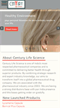 Mobile Screenshot of centurylifescience.com